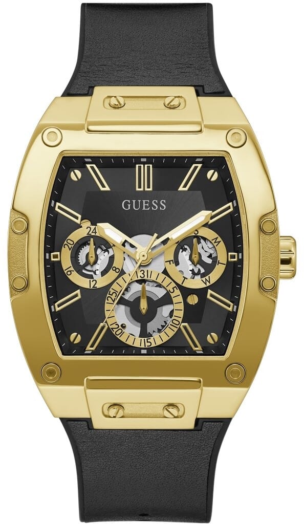 Guess Leer W0673g6 Top Horloge in het Wit voor heren Heren Accessoires voor voor Horloges voor 