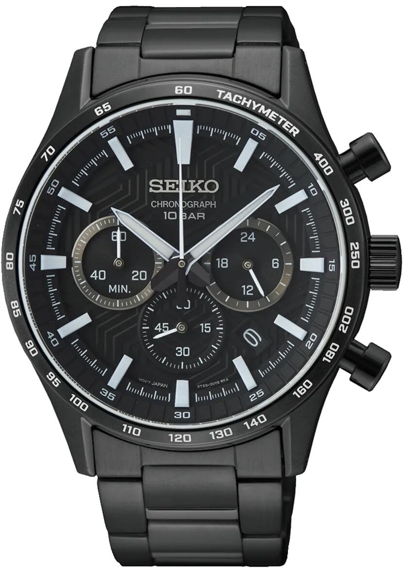 Seiko horloge heren zwart hot sale