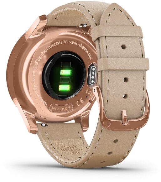 Garmin 010 02241 01 Vivomove Luxe Dames Smartwatch