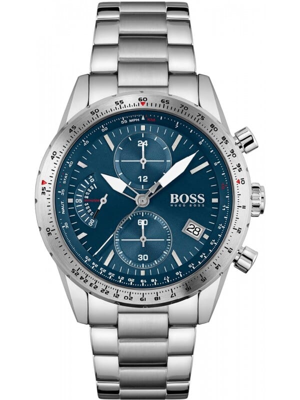 BOSS HB1513850 PILOT EDITION CHRONO Heren Horloge