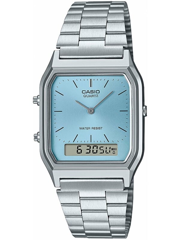 Casio AQ-230A-2A1MQYES Vintage Edgy Horloge