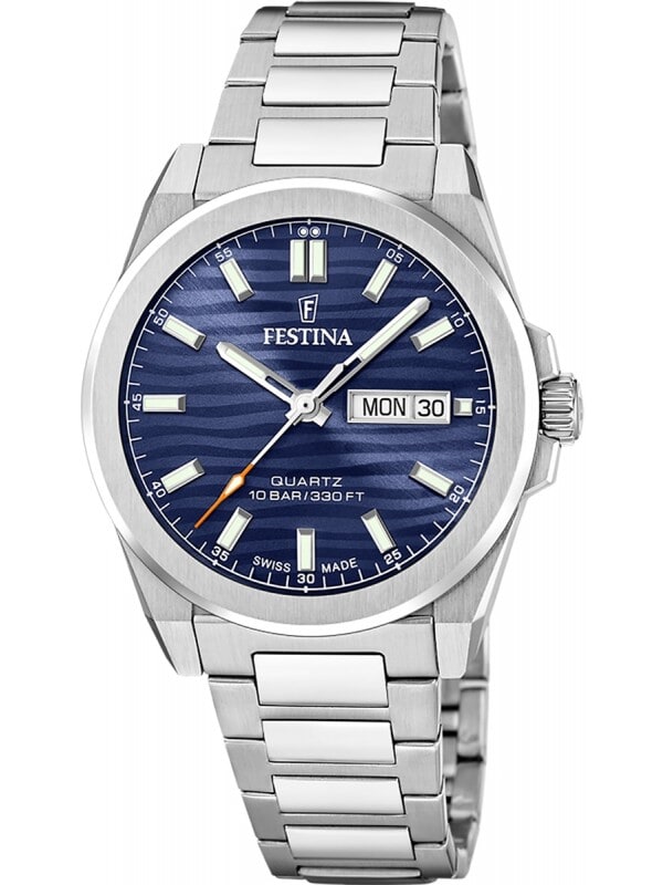 Festina F20073/2 CLASSIQUES ACIER Heren Horloge