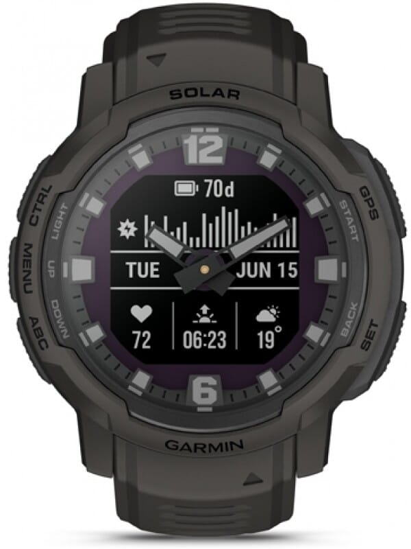 Garmin 010-02730-01 Instinct Crossover Solar Unisex Smartwatch