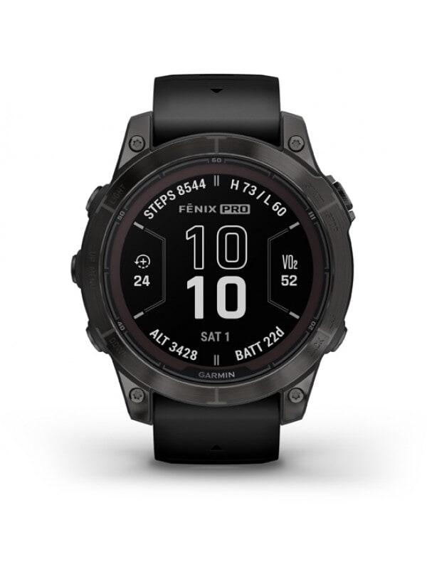 Garmin 010-02777-11 Fenix 7 Pro - Sapphire Solar Edition Smartwatch