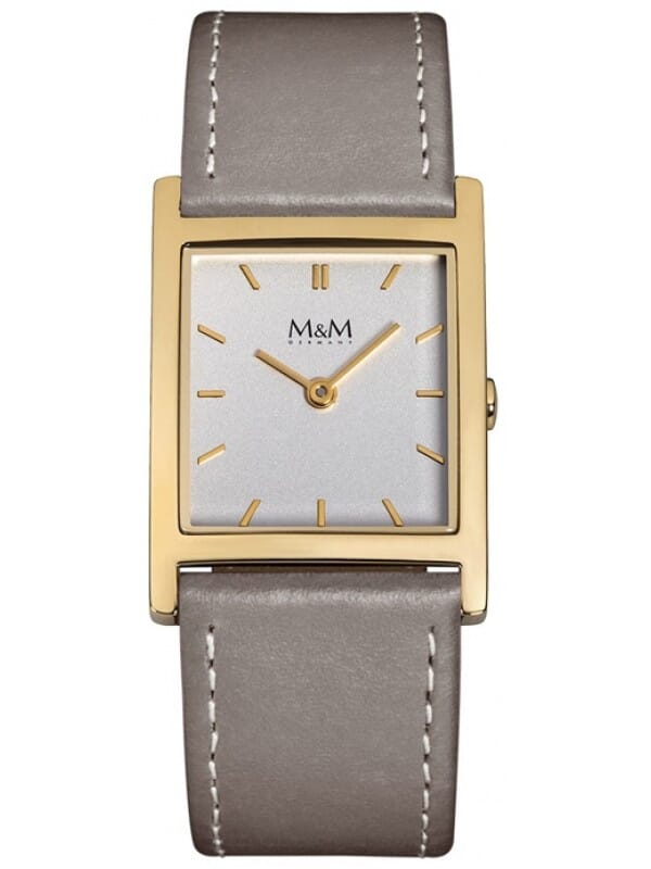 M&M Germany M11897-934 Square line Dames Horloge