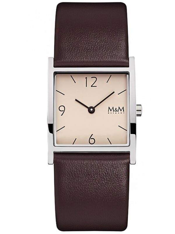 M&M Germany M11917-547 Square line Dames Horloge