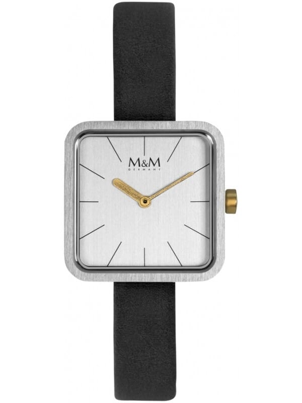 M&M Germany M11951-452 Square line Dames Horloge