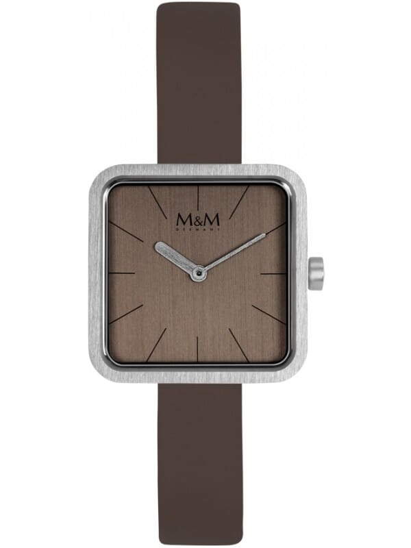 M&M Germany M11951-828 Square line Dames Horloge