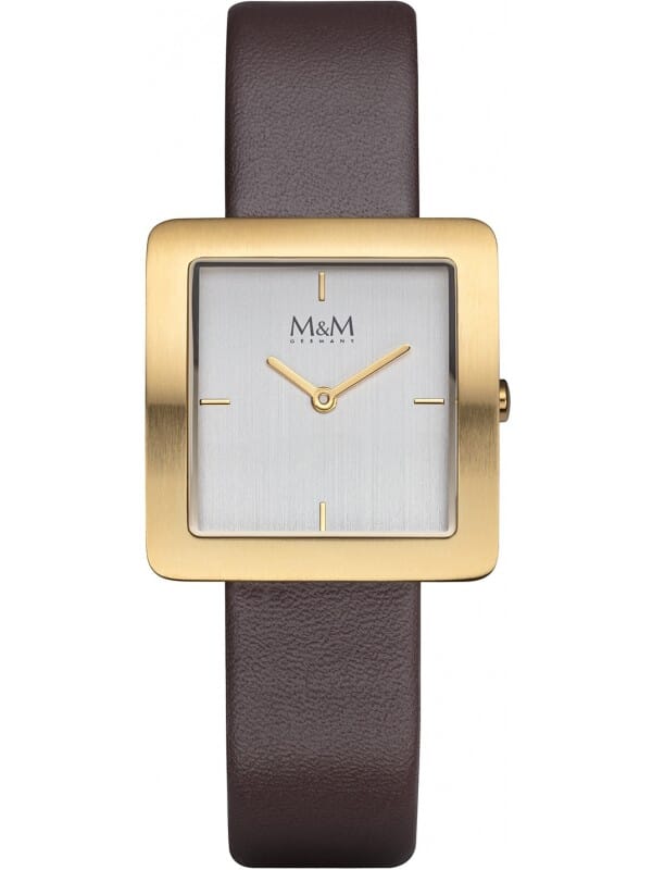 M&M Germany M11956-512 Square line Dames Horloge