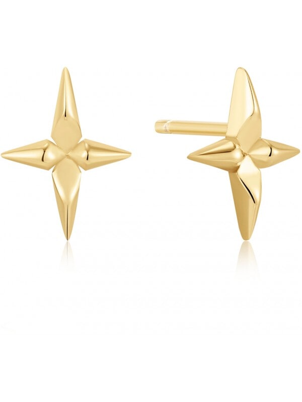 Ania Haie AH E053-02G Polished Punk Dames Oorbellen - Oorknopjes