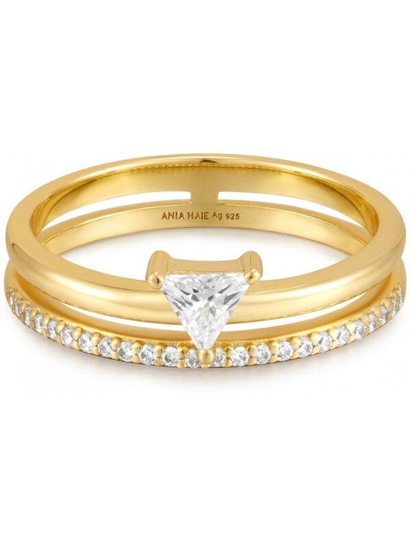 Ania Haie AH R059-04G Sunshine Chaser Dames Ring - Minimalistische ring