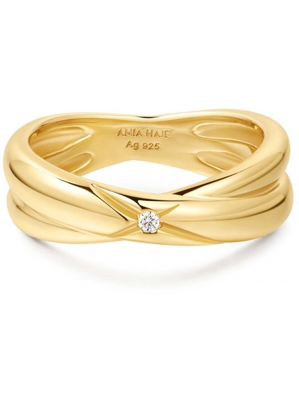 Ania Haie AH R061-06G Dusk Divas Dames Ring - Minimalistische ring