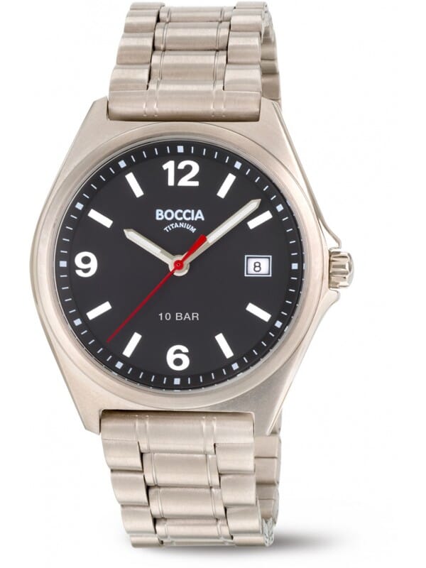 Boccia Titanium 3663-01 Heren Horloge