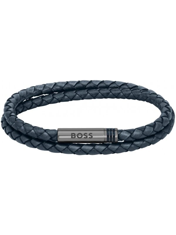 BOSS HBJ1580494M ARES Heren Armband - Gevlochten armband