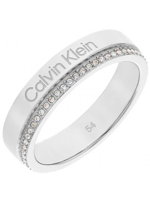Calvin Klein CJ35000200 Dames Ring - Minimalistische ring