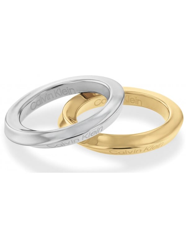 Calvin Klein CJ35000330 Dames Ring - Minimalistische ring