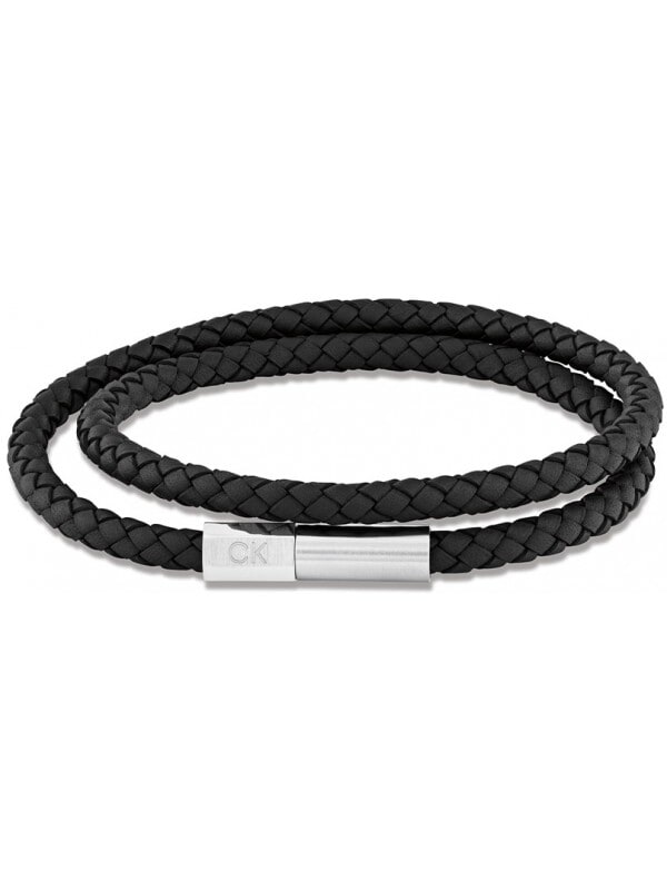 Calvin Klein CJ35100042 INDUSTRIAL FACETS Heren Armband - Leren armband