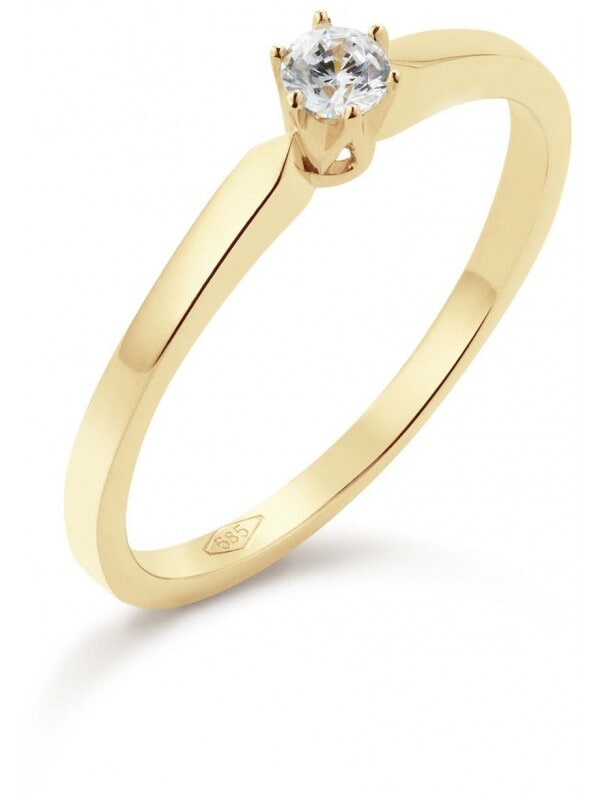 Glow 214.1035 Dames Ring - Minimalistische ring