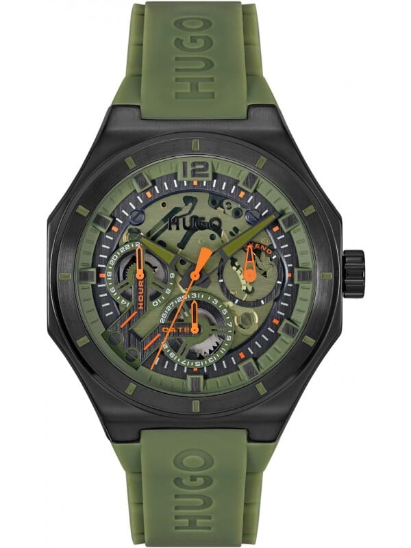 HUGO HU1530376 #GRAIL SKELETON Heren Horloge