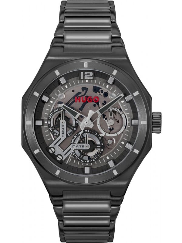 HUGO HU1530379 #GRAIL SKELETON Heren Horloge